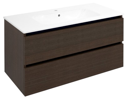 EZARA umyvadlová skříňka 99,8x52x46cm, borovice rustik EZ101-1616