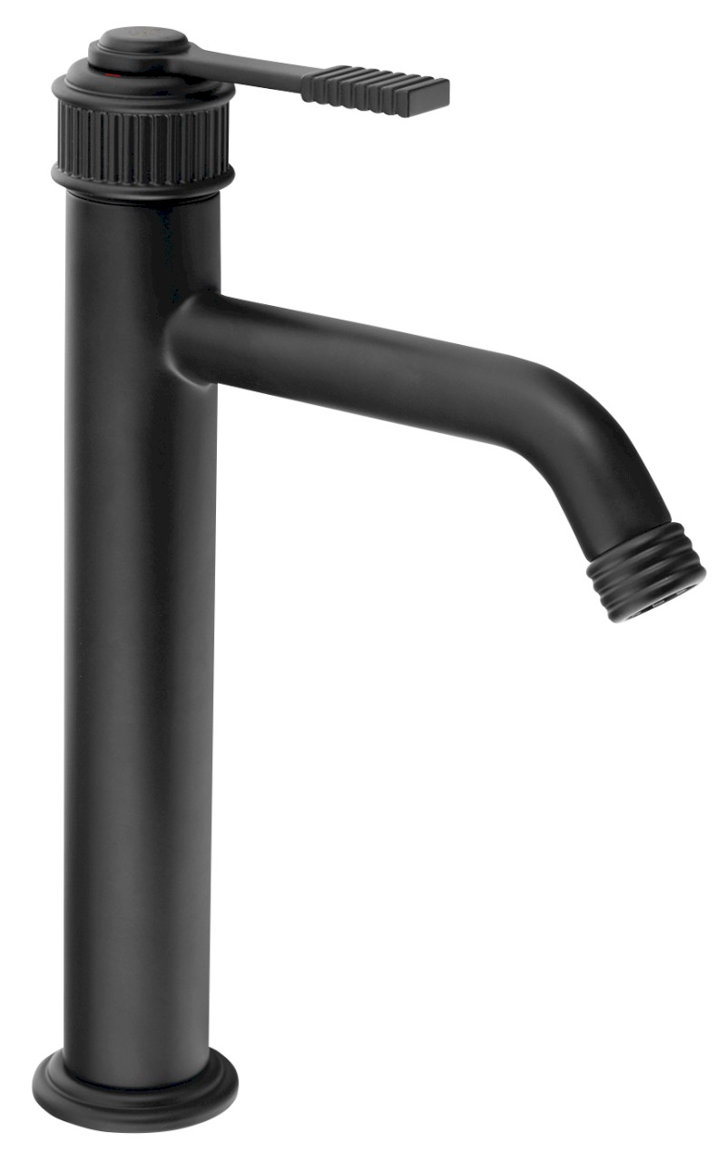 VERSI stojánková umyvadlová baterie, výška 240mm, černá mat RV004/15