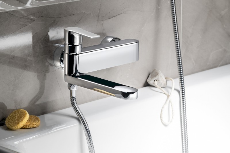 PAX nástěnná vanová baterie, otočné ramínko, chrom XA101