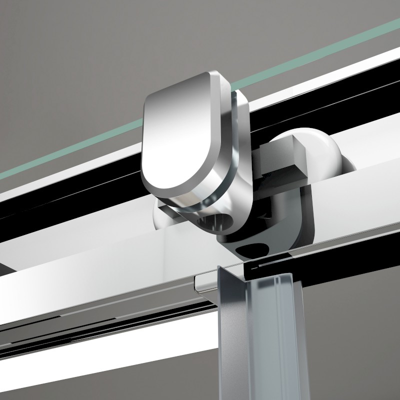 EASY čtvercová sprchová zástěna 900x900mm, čiré sklo EL5115