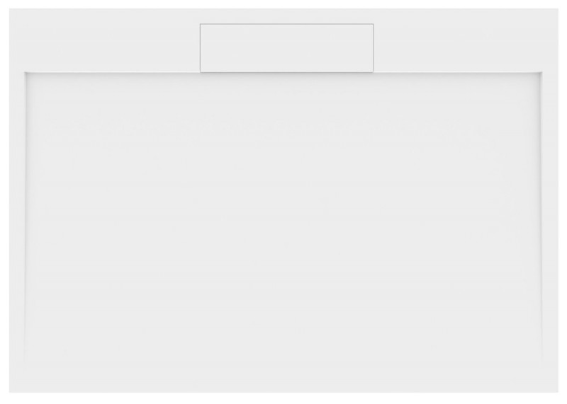 IRENA sprchová vanička z litého mramoru, obdélník 140x100cm, bílá HI140100