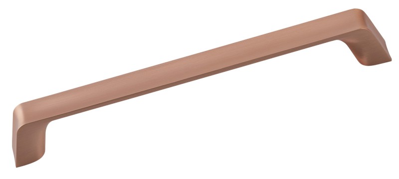 Kovová úchytka, 180,5/160mm, měď mat DM265