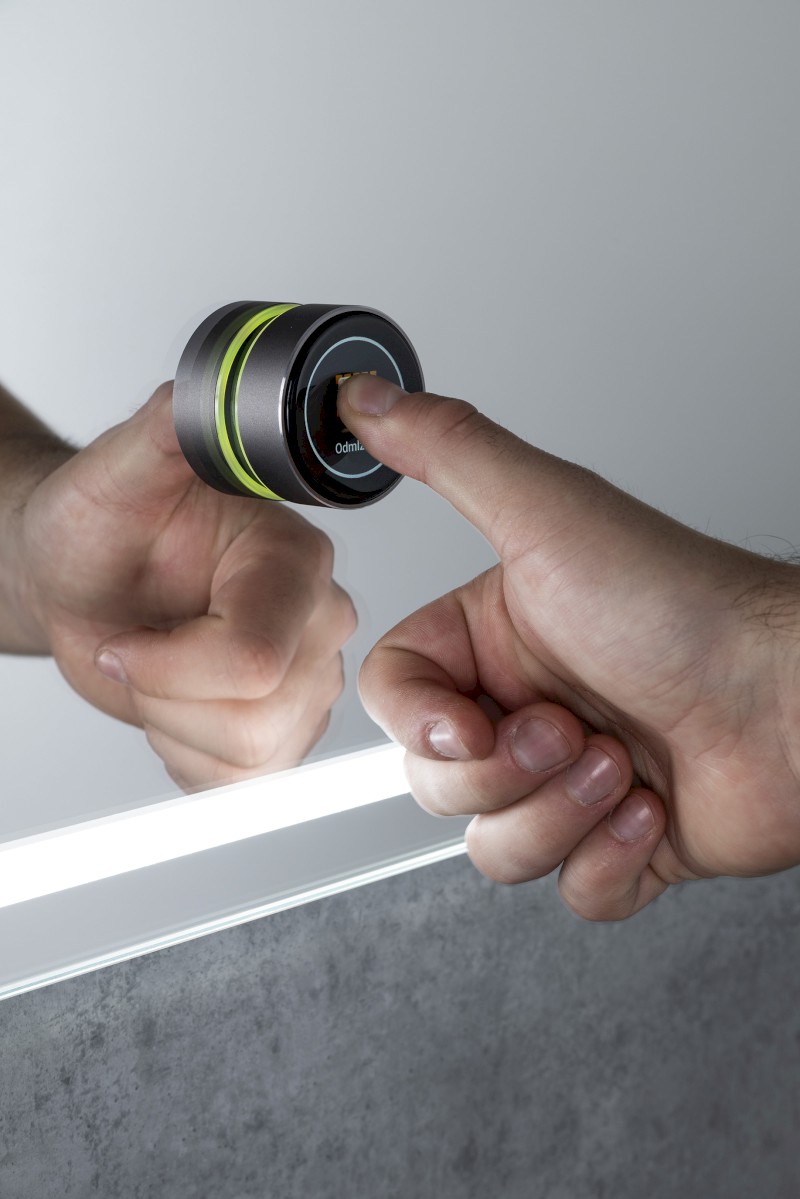 GEMINI zrcadlo s LED osvětlením 100x70cm, chytré funkce GM100K