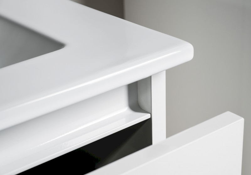 EZARA umyvadlová skříňka 59,2x64x46cm, bílá lesk EZ601-3030