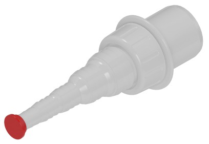 HT koncovka se zpětnou klapkou pro připojení hadice 10-26mm, DN32 168.440.0