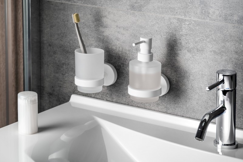 X-ROUND WHITE sklenka, mléčné sklo, bílá mat XR903W