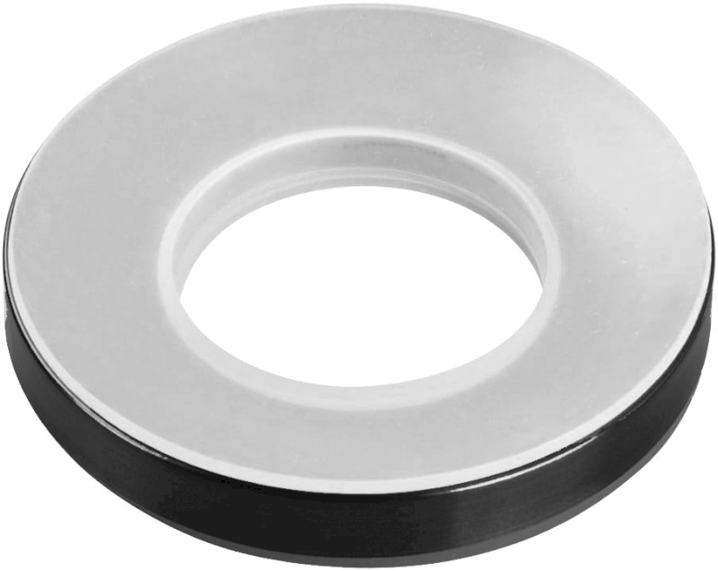 Kovová podložka mezi umyvadlo a desku, výška 10mm, černá mat TY6401B