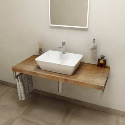 AVICE deska pod umyvadlo 110x50cm, tl.5cm, old wood AV118