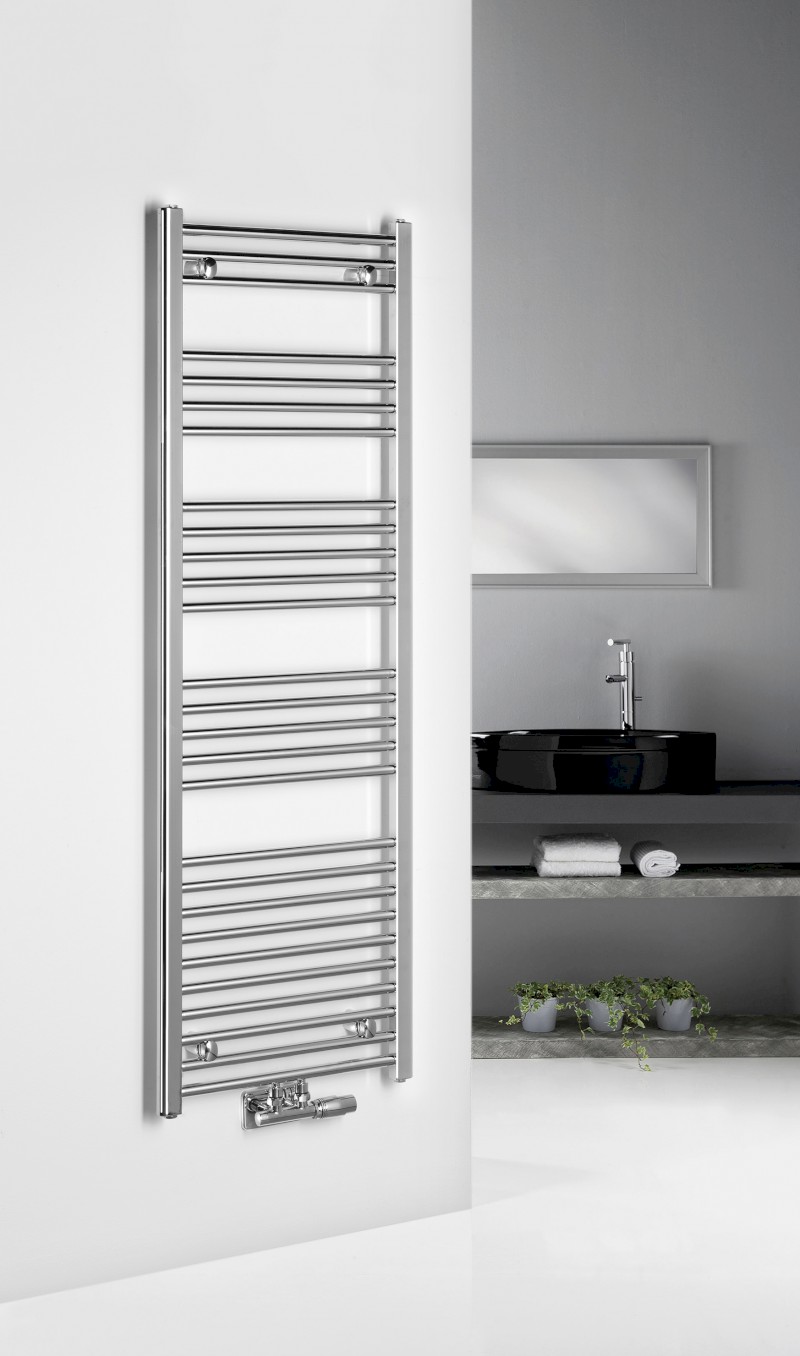 ALYA otopné těleso rovné 400x1600mm, středové připojení, chrom LLS309