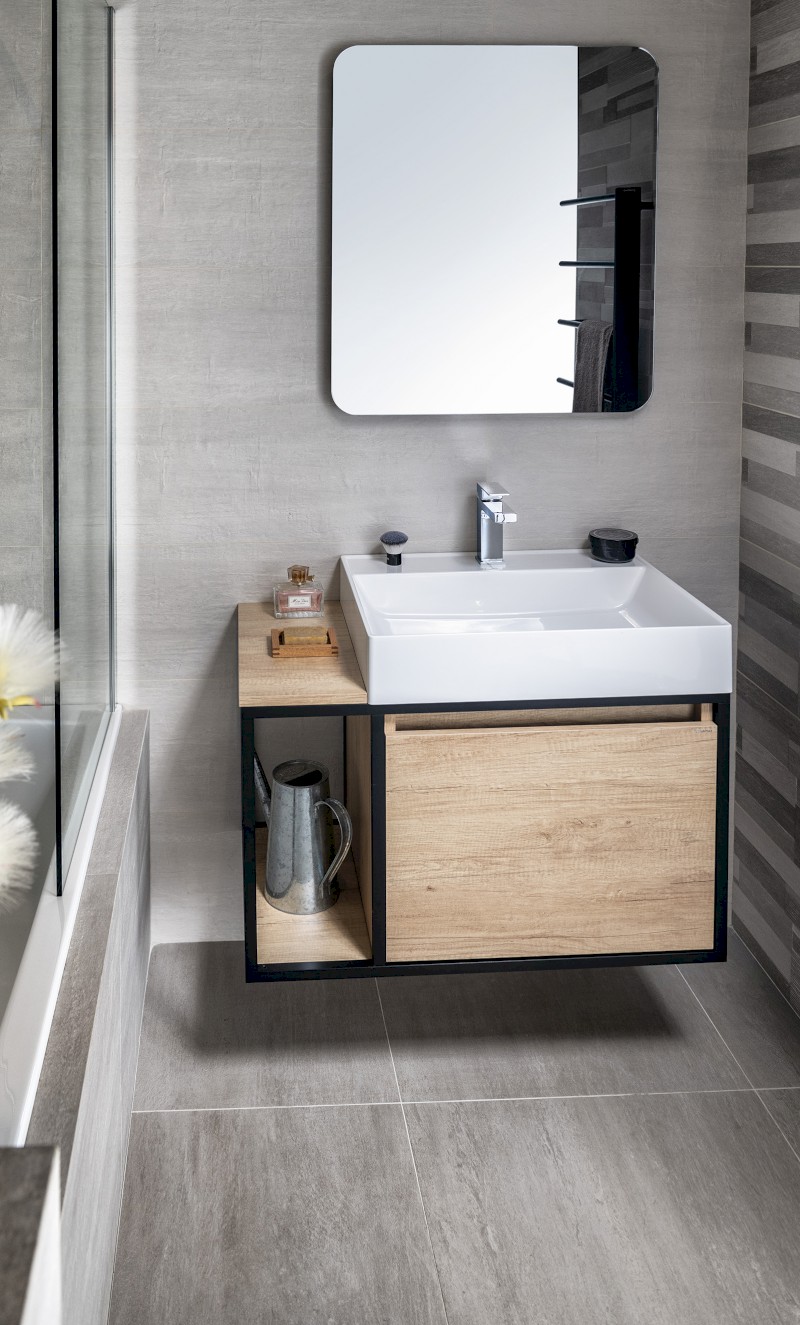 SENFINECO zrcadlo s LED osvětlením 65x79cm, 3D efekt SF115