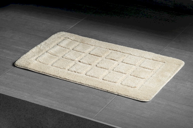 DELHI Koupelnová předložka 50x80cm s protiskluzem, 100% polyester, béžová 1712311