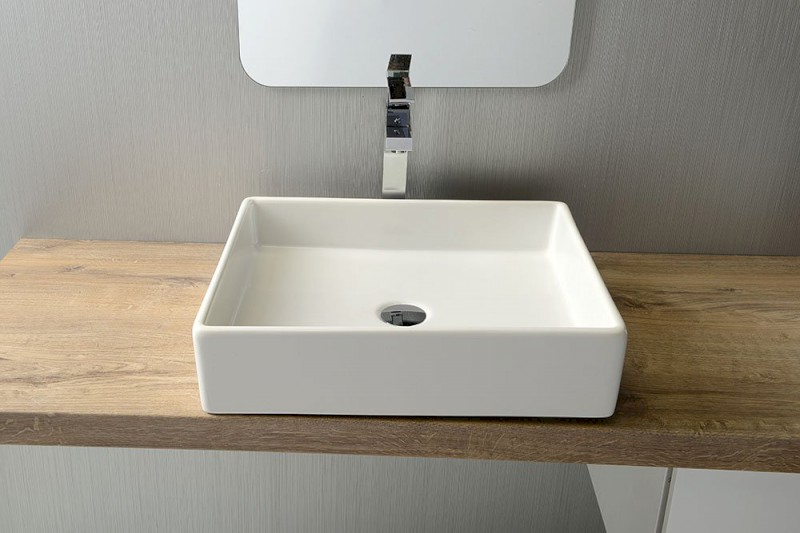 PURITY keramické umyvadlo na desku, 50x42cm, bílá 10PL66050