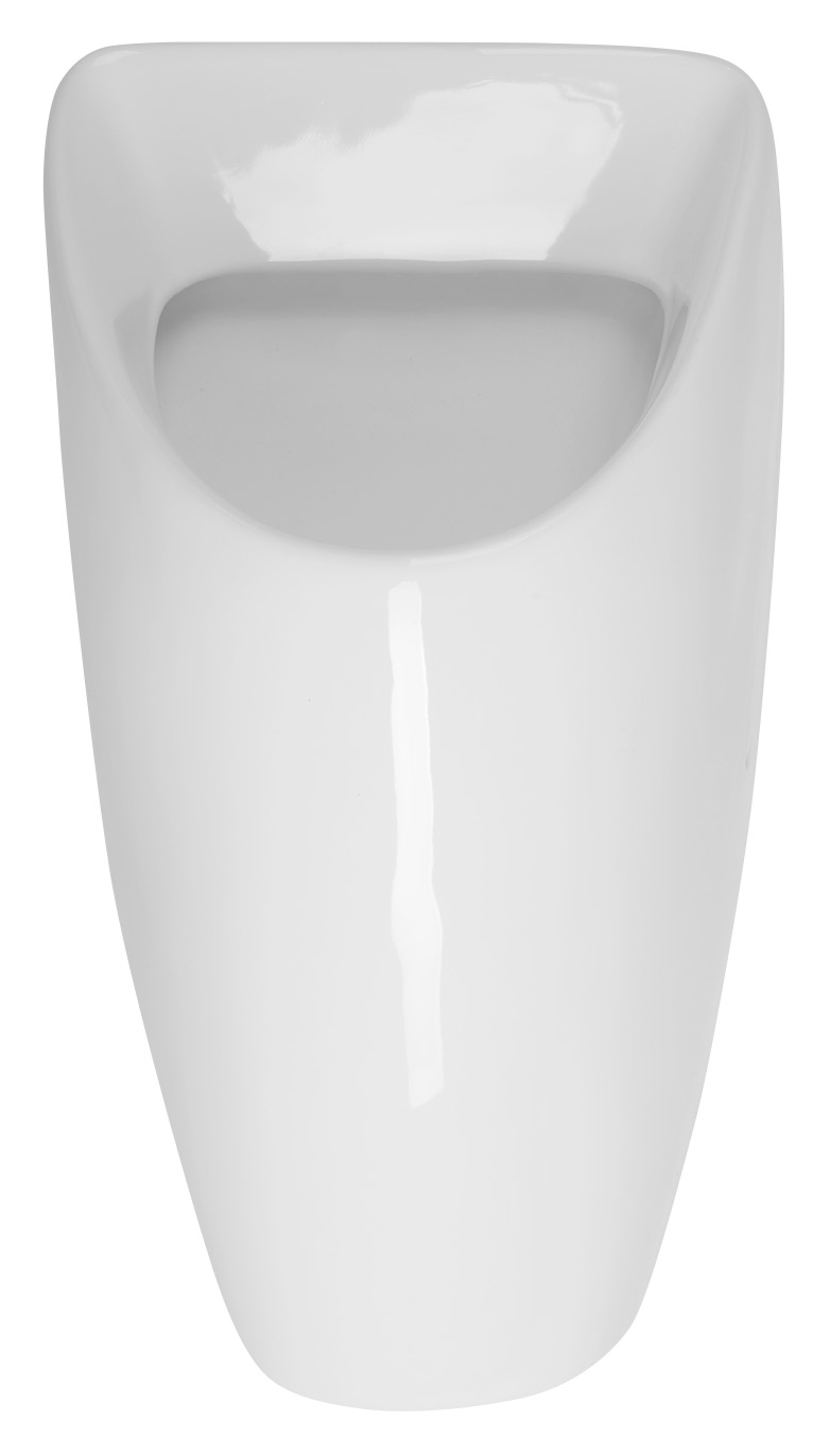 SCHWARN keramický urinál, zadní přívod, zadní odpad, bílá 201.701.4