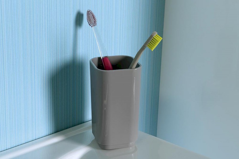 SEVENTY sklenka na postavení, šedá 639808