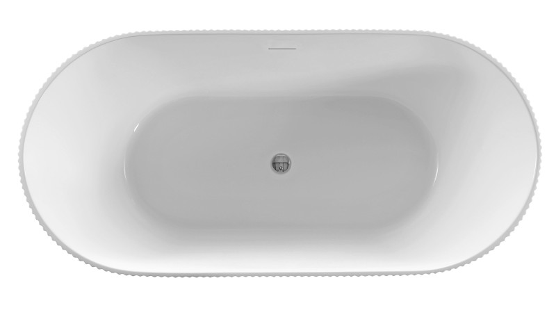 TURIA STRIP volně stojící vana 170x80cm, bílá E2780