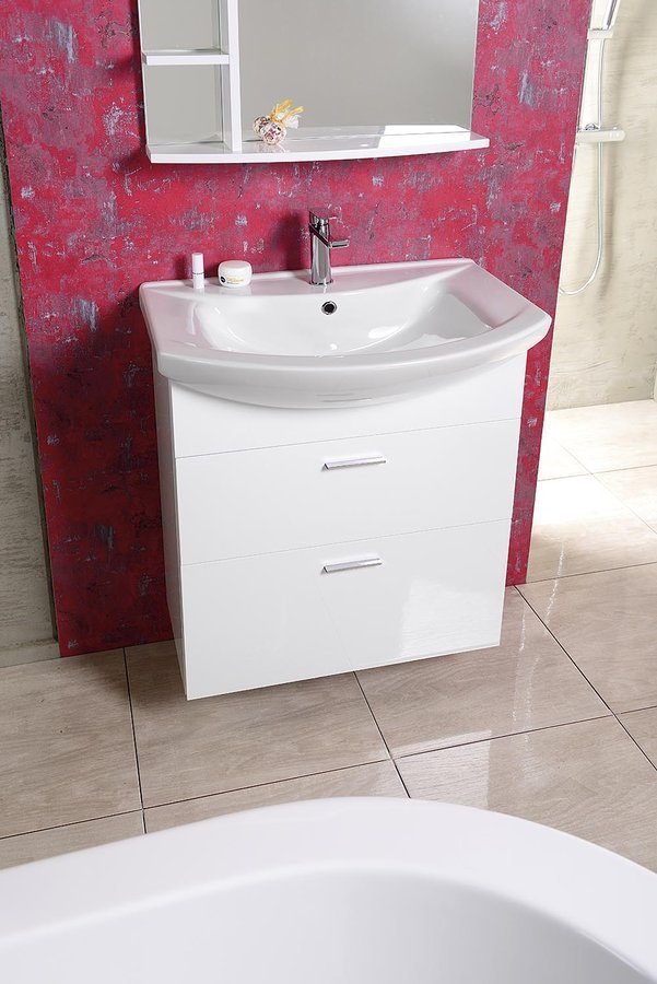 ZOJA umyvadlová skříňka šuplíková 61,5x74x32cm, bílá 51061A