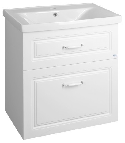 FAVOLO umyvadlová skříňka 67x72,5x44,6cm, bílá mat FV270