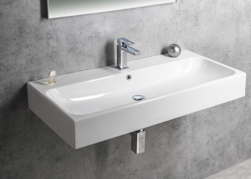 TORIDI keramické umyvadlo 101x46,5cm, bílá TU0221