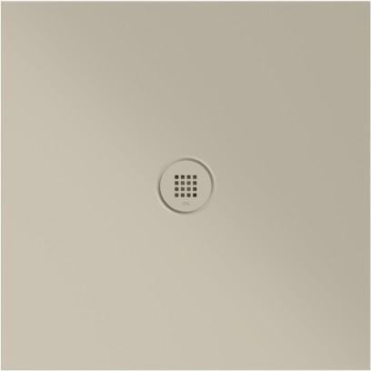 Keramická sprchová vanička, čtverec 80x80x2cm, creta mat 46080808