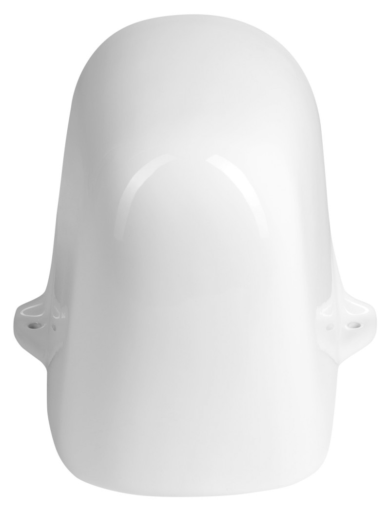 SPIRAL keramický kryt sifonu, polosloup, bílá 201.080.0