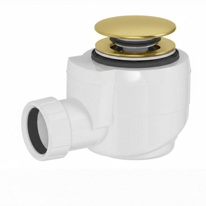 Vanová výpust DN40, click-clack, zlato mat 71714GB