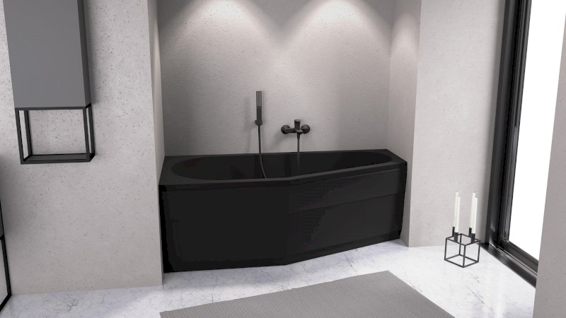 TIGRA L 170 panel čelní, černá mat 90312.21