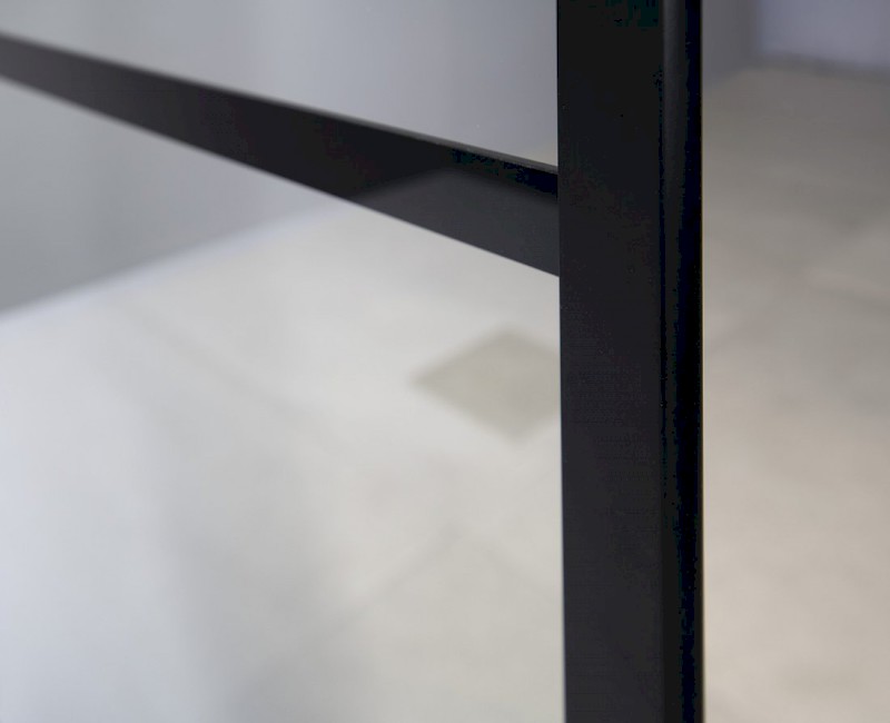 CURE BLACK sprchová zástěna 1100mm, čiré sklo CB110