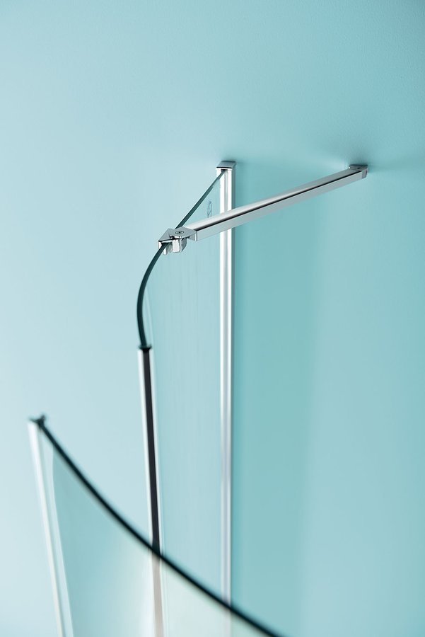 ZOOM čtvrtkruhová sprchová zástěna 900x900mm, čiré sklo, levá ZL2615L