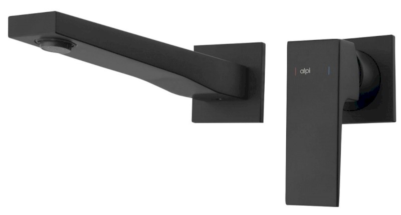 DIMY podomítková dvouprvková umyvadlová baterie, černá mat DM018BL