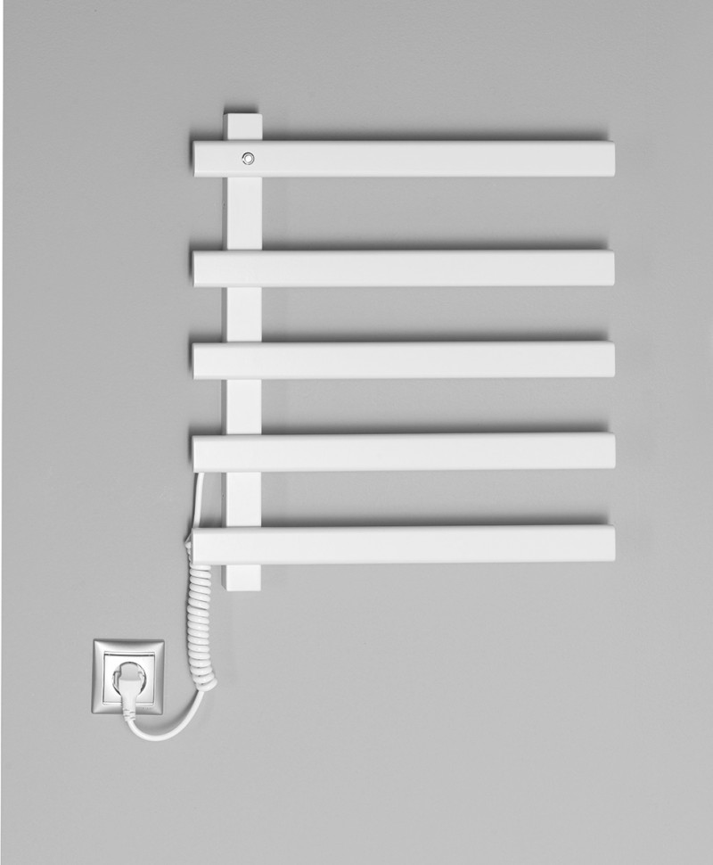 ELCOR elektrický sušák ručníků 480x520x50 mm, 63 W, bílá mat EB520