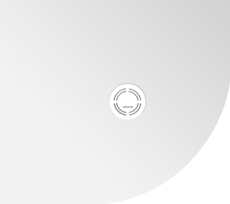 FLEXIA vanička z litého mramoru čtvrtkruh, s možností úpravy rozměru, 90x80cm, R550, levá 91191