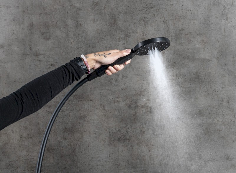 PAX sprchový sloup s pákovou baterií, černá mat XA139/15