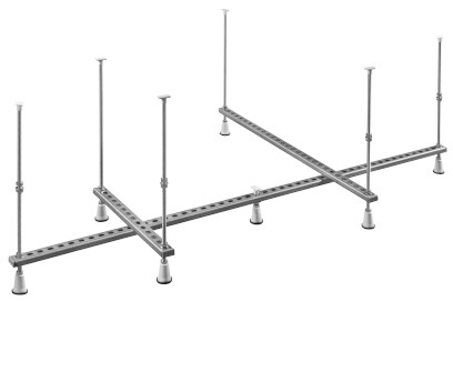 Nosná konstrukce pro asymetrickou vanu 170x100cm FR170100