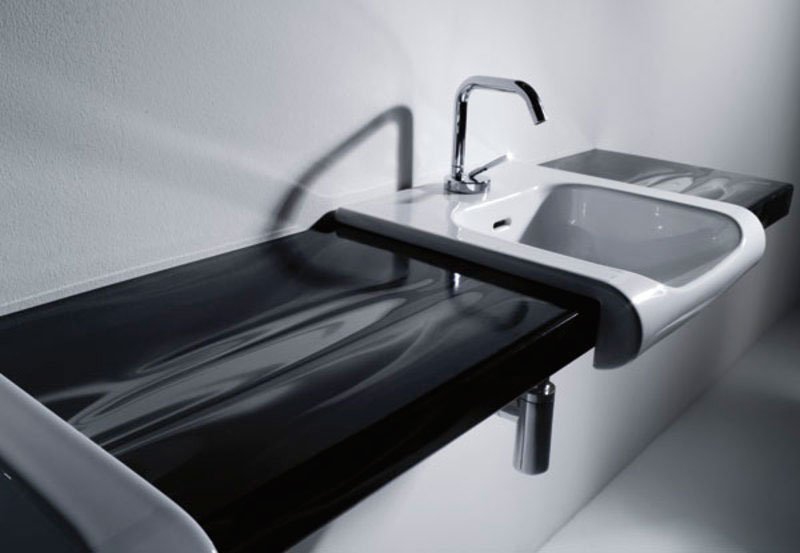 INKA odkladná keramická deska 22x35,5cm, voda 341634