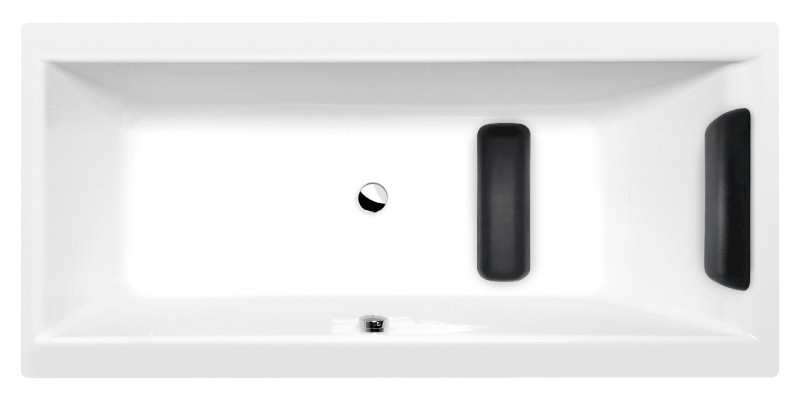 MANAR podhlavník do vany, antracit 250503