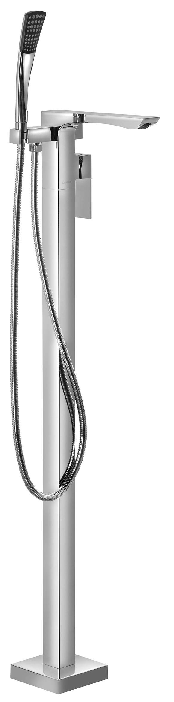 LATUS vanová baterie s připojením do podlahy, chrom 1102-10