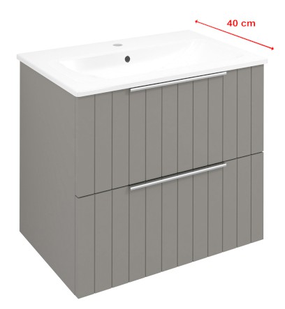 CIRASA umyvadlová skříňka 58x54x39cm, agila strip CR592-4343S