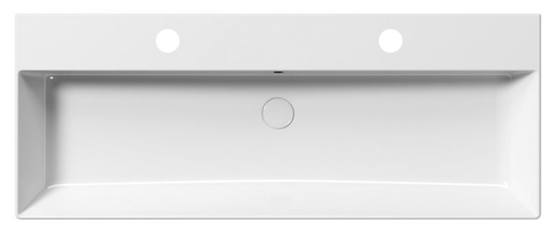 KUBE X keramické dvojumyvadlo 120x47cm, bílá ExtraGlaze 9424211