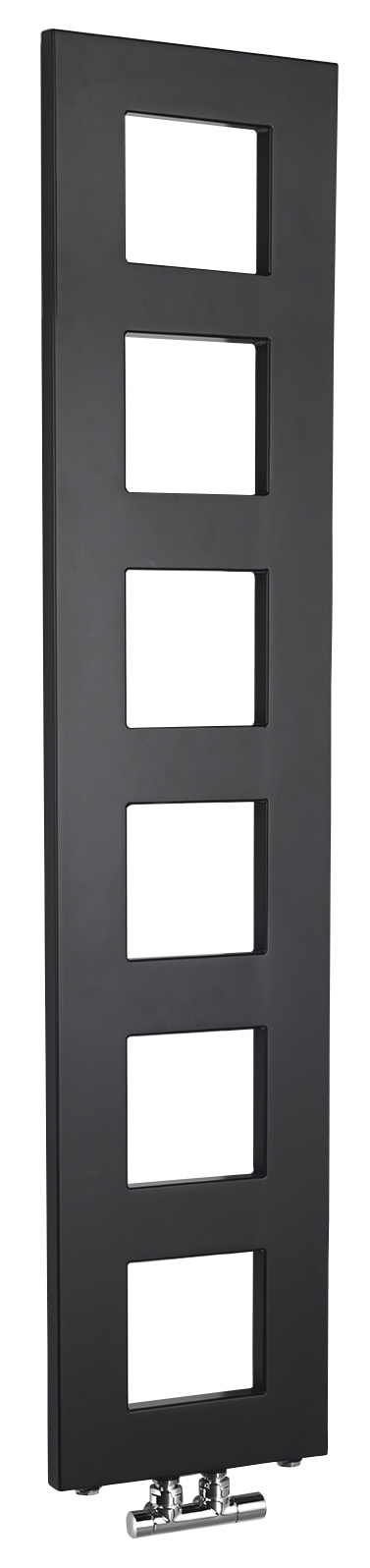 BLOCK otopné těleso 280x1330 mm, černá mat IR181