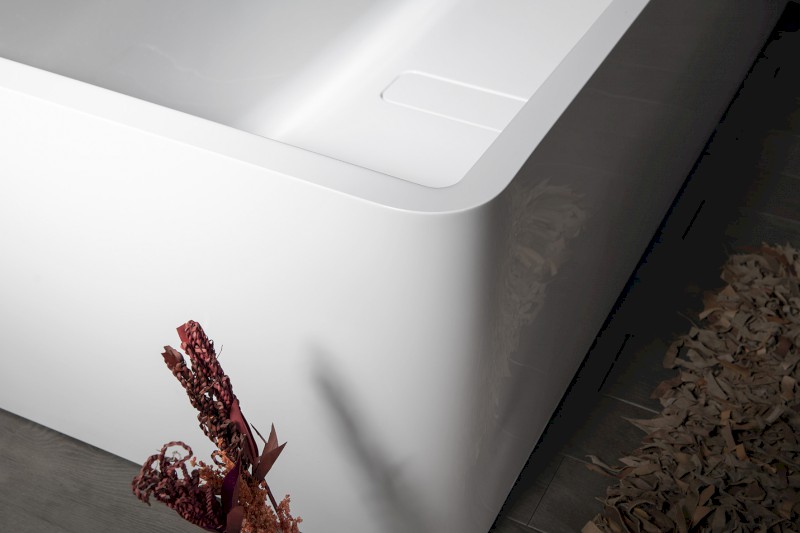 MARLENE CURVE R MONOLITH obdélníková vana 165x75x63cm, bílá 72403MCR