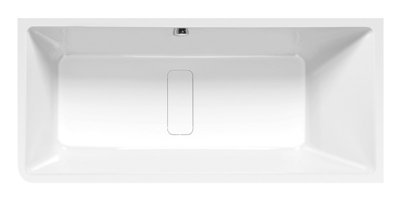 MARLENE CURVE R MONOLITH obdélníková vana 165x75x63cm, bílá 72403MCR