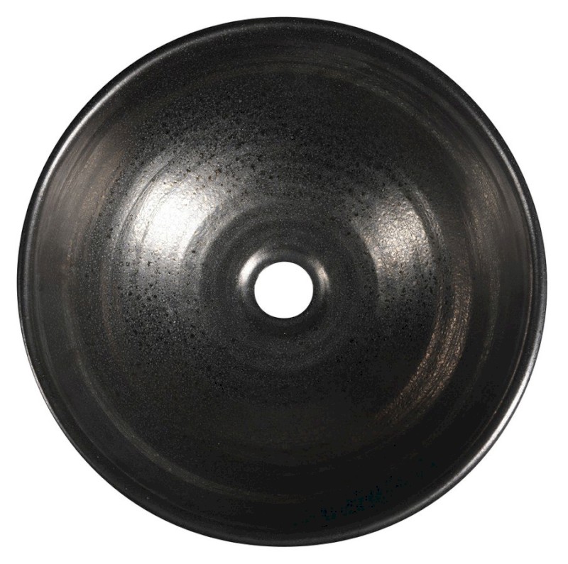 ATTILA keramické umyvadlo, průměr 43cm, metalická měď DK010