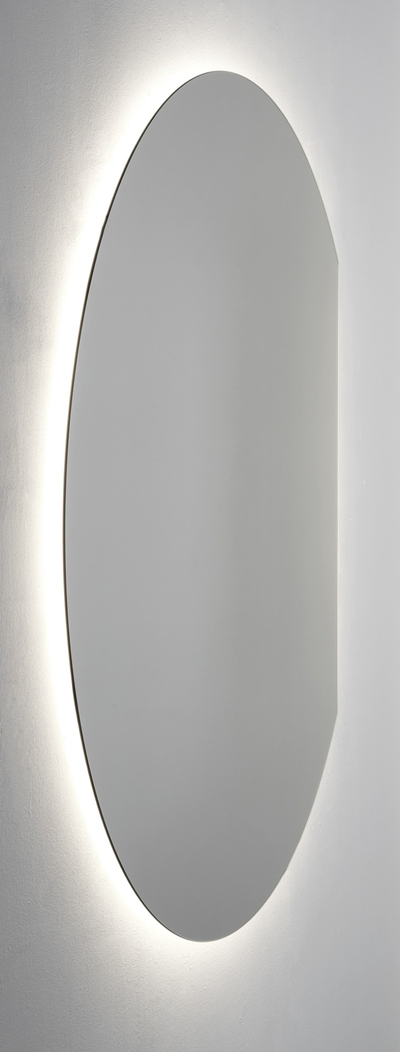 DARA CUT zrcadlo s LED podsvícením 20W, ø 100x90cm, topná fólie 34900CI