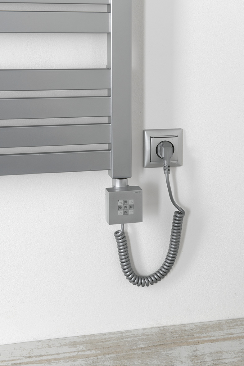 KTX topná tyč s termostatem, 600 W, stříbrná KTX-S-600