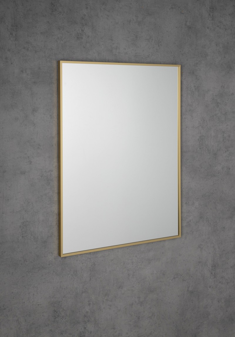 NOTION SLIM zrcadlo v rámu 60x80cm, zlato mat NT860G
