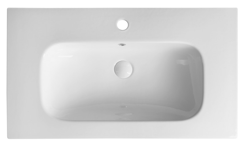 PIEDRA keramické umyvadlo nábytkové 81x46,5cm, bílá 43081