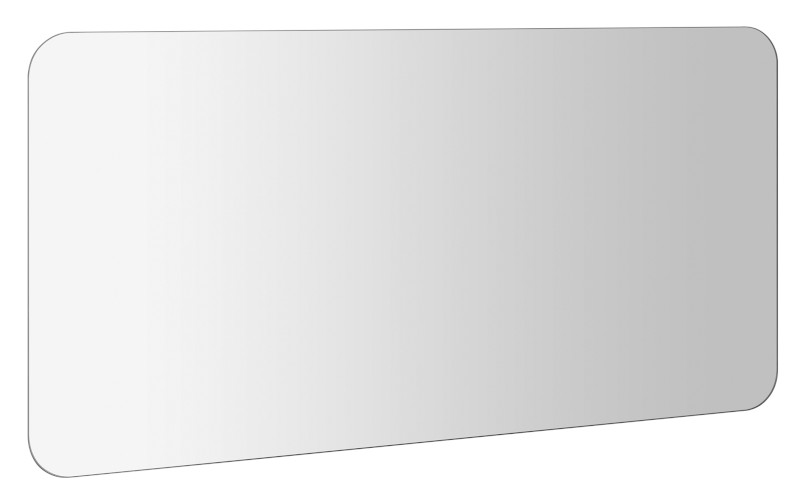 AG510 (17727) ISHAPE zrcadlo s broušenou hranou 100x50cm, zakulacené rohy, CU free AG510