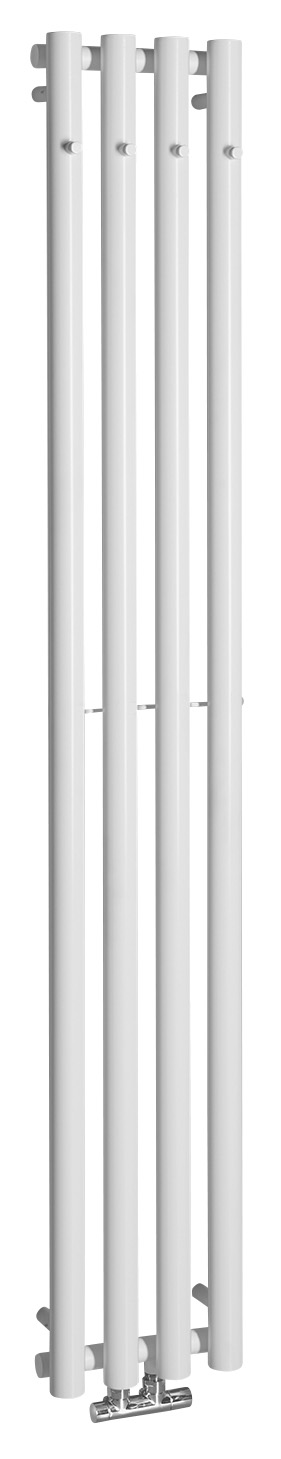 PILON otopné těleso 270x1800mm, se čtyřmi háčky pro ručník, bílá mat IZ121T