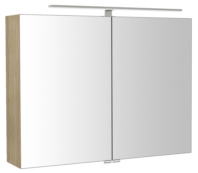 RIWA galerka s LED osvětlením, 81x70x17cm, jilm bardini RIW080-0013