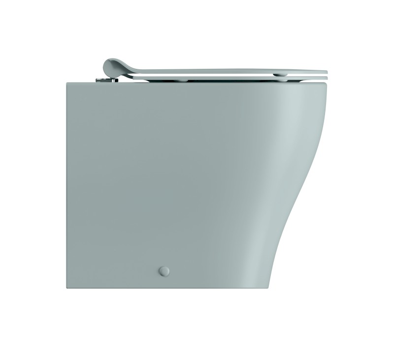 TONO WC mísa stojící, Geniusflush, 36x53cm, spodní/zadní odpad, ghiaccio dual-mat 641015